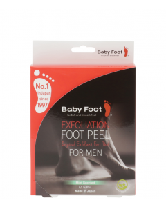Baby Foot Exfolation Foot Peel For Men, 2x 40 ml.